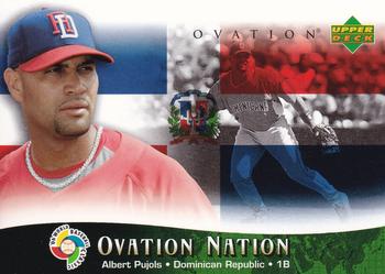 2006 Upper Deck Ovation - Ovation Nation #ON-AP Albert Pujols Front