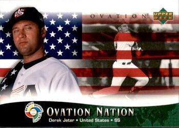 2006 Upper Deck Ovation - Ovation Nation #ON-DJ Derek Jeter Front
