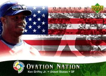 2006 Upper Deck Ovation - Ovation Nation #ON-KG Ken Griffey Jr. Front