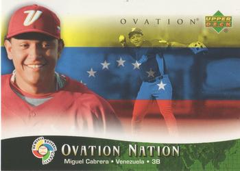 2006 Upper Deck Ovation - Ovation Nation #ON-MC Miguel Cabrera Front