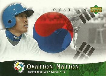 2006 Upper Deck Ovation - Ovation Nation #ON-SL Seung-Yeop Lee Front