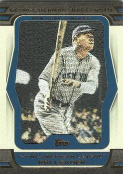 2014 Topps - Babe Ruth Manufactured Patches Gold #BRP-4 Babe Ruth Front