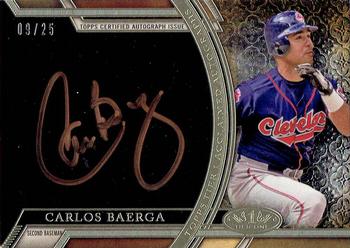 2015 Topps Tier One - Acclaimed Autographs Bronze Ink #AA-CB Carlos Baerga Front