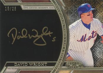 2015 Topps Tier One - Acclaimed Autographs Bronze Ink #AA-DW David Wright Front