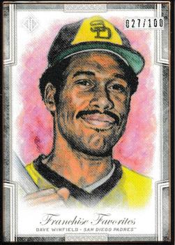2019 Topps Transcendent Collection - Franchise Favorites Reproductions #FFR-DW Dave Winfield Front