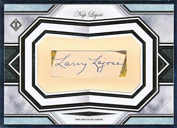 2019 Topps Transcendent Collection - Oversized Cut Signature Box Topper #TCS-NL Nap Lajoie Front