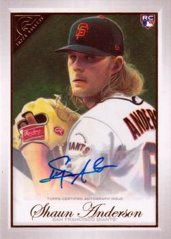 2019 Topps Gallery - Autographs #109 Shaun Anderson Front