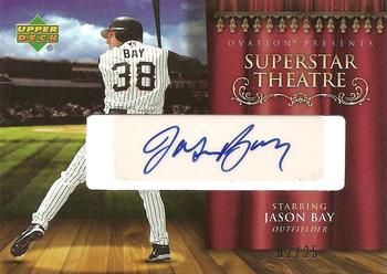 2006 Upper Deck Ovation - Superstar Theatre Signatures #ST-BA Jason Bay Front