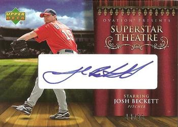 2006 Upper Deck Ovation - Superstar Theatre Signatures #ST-JB Josh Beckett Front
