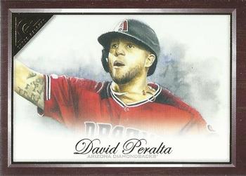 2019 Topps Gallery - Wood #8 David Peralta Front