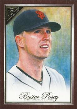 2019 Topps Gallery - Wood #115 Buster Posey Front