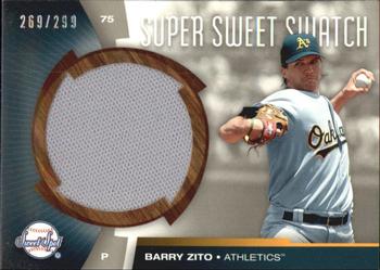 2006 Upper Deck Sweet Spot - Super Sweet Swatch #SW-BZ Barry Zito Front
