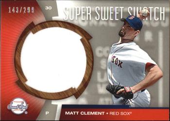 2006 Upper Deck Sweet Spot - Super Sweet Swatch #SW-MC Matt Clement Front