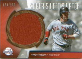 2006 Upper Deck Sweet Spot - Super Sweet Swatch #SW-TN Trot Nixon Front