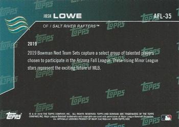 2019 Bowman Next Salt River Rafters #AFL-35 Josh Lowe Back