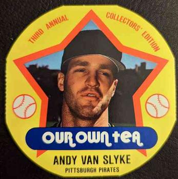 1989 Our Own Tea Discs #17 Andy Van Slyke Front
