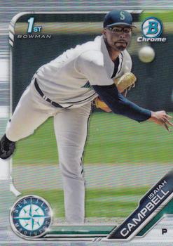 2019 Bowman Draft - Chrome Refractor #BDC-11 Isaiah Campbell Front