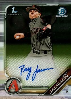 2019 Bowman Draft - Chrome Draft Pick Autographs #CDA-DJ Drey Jameson Front