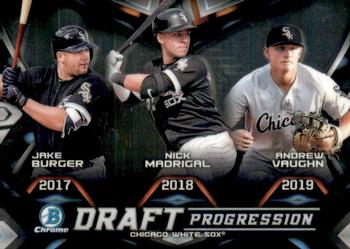 2019 Bowman Draft - Draft Progression #DPR-CWS Jake Burger / Nick Madrigal / Andrew Vaughn Front