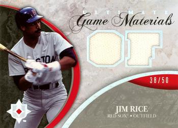 2006 Upper Deck Ultimate Collection - Game Materials #UGM-RI Jim Rice Front