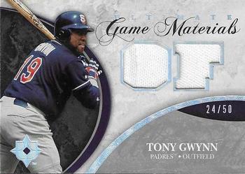 2006 Upper Deck Ultimate Collection - Game Materials #UGM-TG Tony Gwynn Front