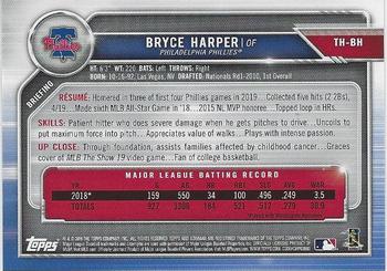 2019 Topps Bowman Holiday #TH-BH Bryce Harper Back
