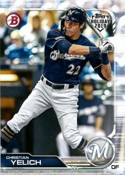 2019 Topps Bowman Holiday #TH-CY Christian Yelich Front