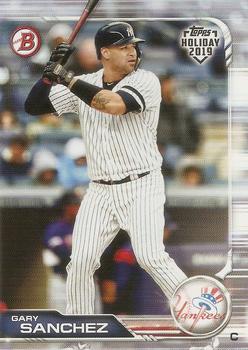 2019 Topps Bowman Holiday #TH-GS Gary Sanchez Front