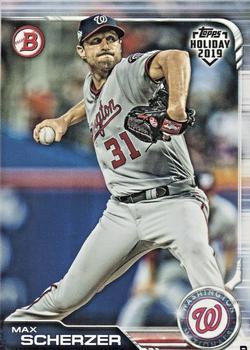 2019 Topps Bowman Holiday #TH-MS Max Scherzer Front