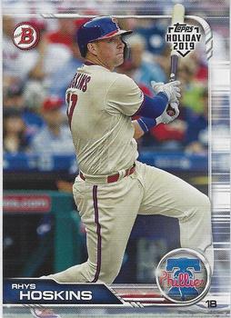 2019 Topps Bowman Holiday #TH-RH Rhys Hoskins Front