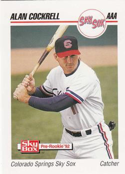 1992 SkyBox Team Sets AAA #82 Alan Cockrell Front