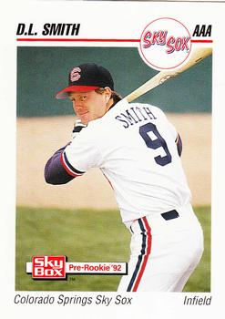 1992 SkyBox Team Sets AAA #96 D.L. Smith Front