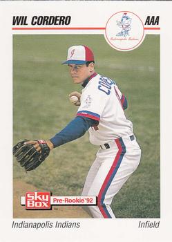 1992 SkyBox Team Sets AAA #179 Wil Cordero Front
