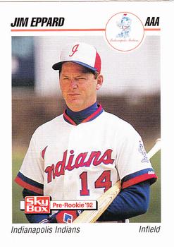 1992 SkyBox Team Sets AAA #180 Jim Eppard Front