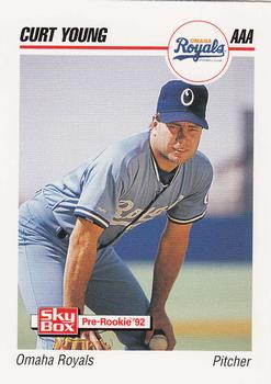 1992 SkyBox Team Sets AAA #348 Curt Young Front