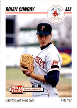 1992 SkyBox Team Sets AAA #355 Brian Conroy Front