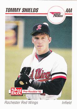 1992 SkyBox Team Sets AAA #469 Tommy Shields Front