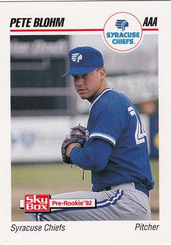 1992 SkyBox Team Sets AAA #501 Pete Blohm Front