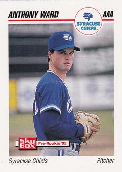 1992 SkyBox Team Sets AAA #521 Anthony Ward Front