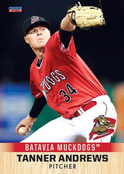 2018 Choice Batavia Muckdogs #03 Tanner Andrews Front
