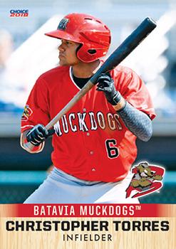 2018 Choice Batavia Muckdogs #31 Christopher Torres Front