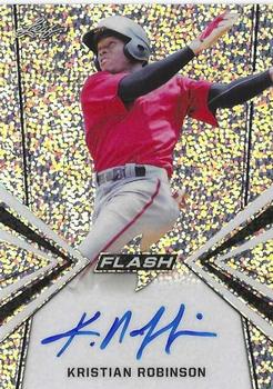 2019 Leaf Flash #BA-KR1 Kristian Robinson Front