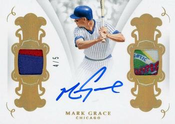 2019 Panini Flawless - Signature Patches Gold #SP-MG2 Mark Grace Front