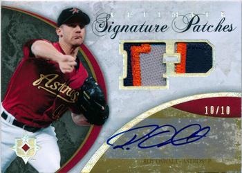 2006 Upper Deck Ultimate Collection - Patch Signatures #UP-RO Roy Oswalt Front