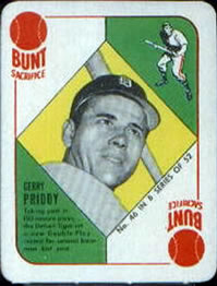 1951 Topps Blue Backs #46 Jerry Priddy Front