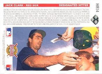 1992 Upper Deck - Homerun Heroes #HR14 Jack Clark   Back