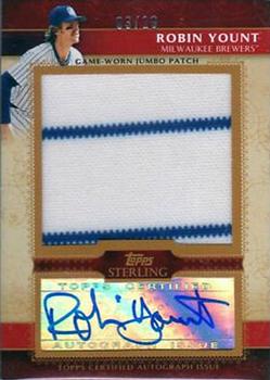 2010 Topps Sterling - Jumbo Swatch Autographs #SJSA-13 Robin Yount Front