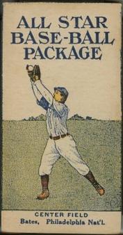 1910 J.H. Dockman & Son All-Star Baseball #NNO Johnny Bates Front