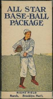 1910 J.H. Dockman & Son All-Star Baseball #NNO Al Burch Front