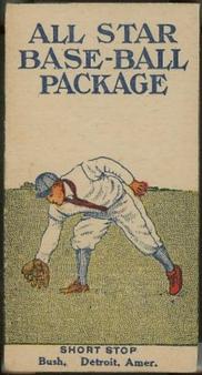 1910 J.H. Dockman & Son All-Star Baseball #NNO Donie Bush Front
